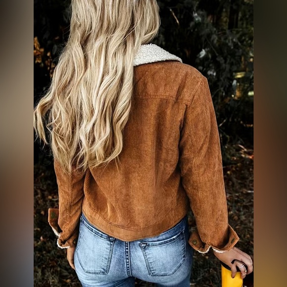 Women's Outerwear Solid Casual Fashion Short Jacket - Picture 2 of 2